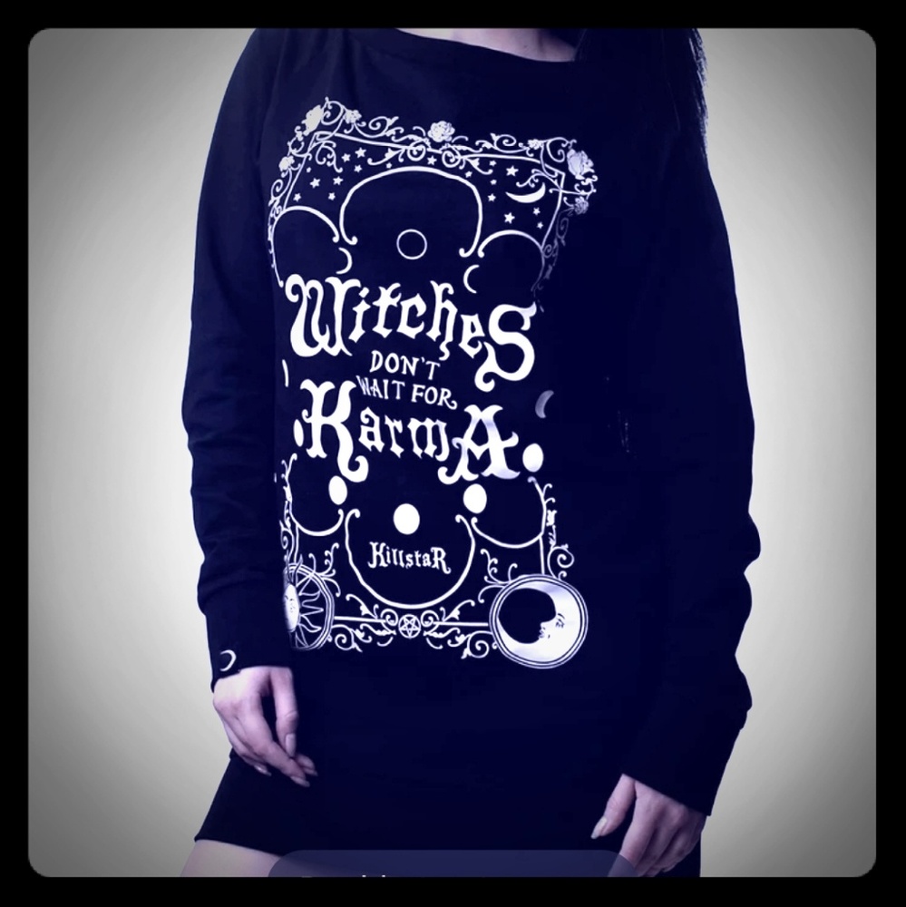 Killstar Karma sweater dress